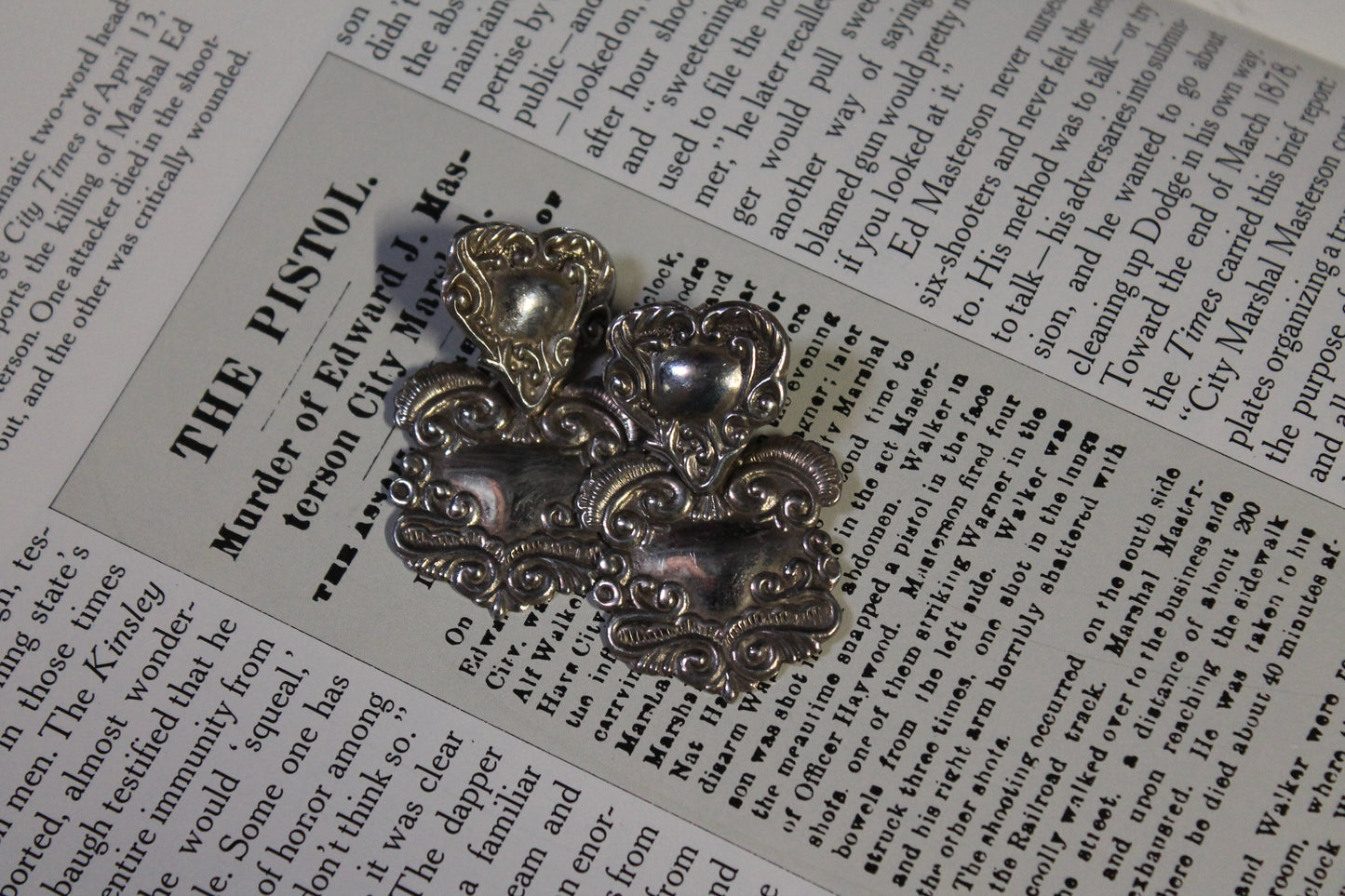 Honey Heart Earrings