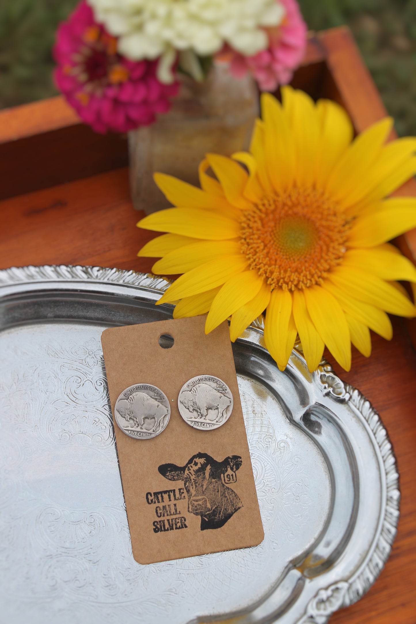 Buffalo Nickel Earrings